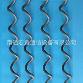 销售ADSS光缆螺旋导线防振鞭金具 串联光缆防振鞭图片