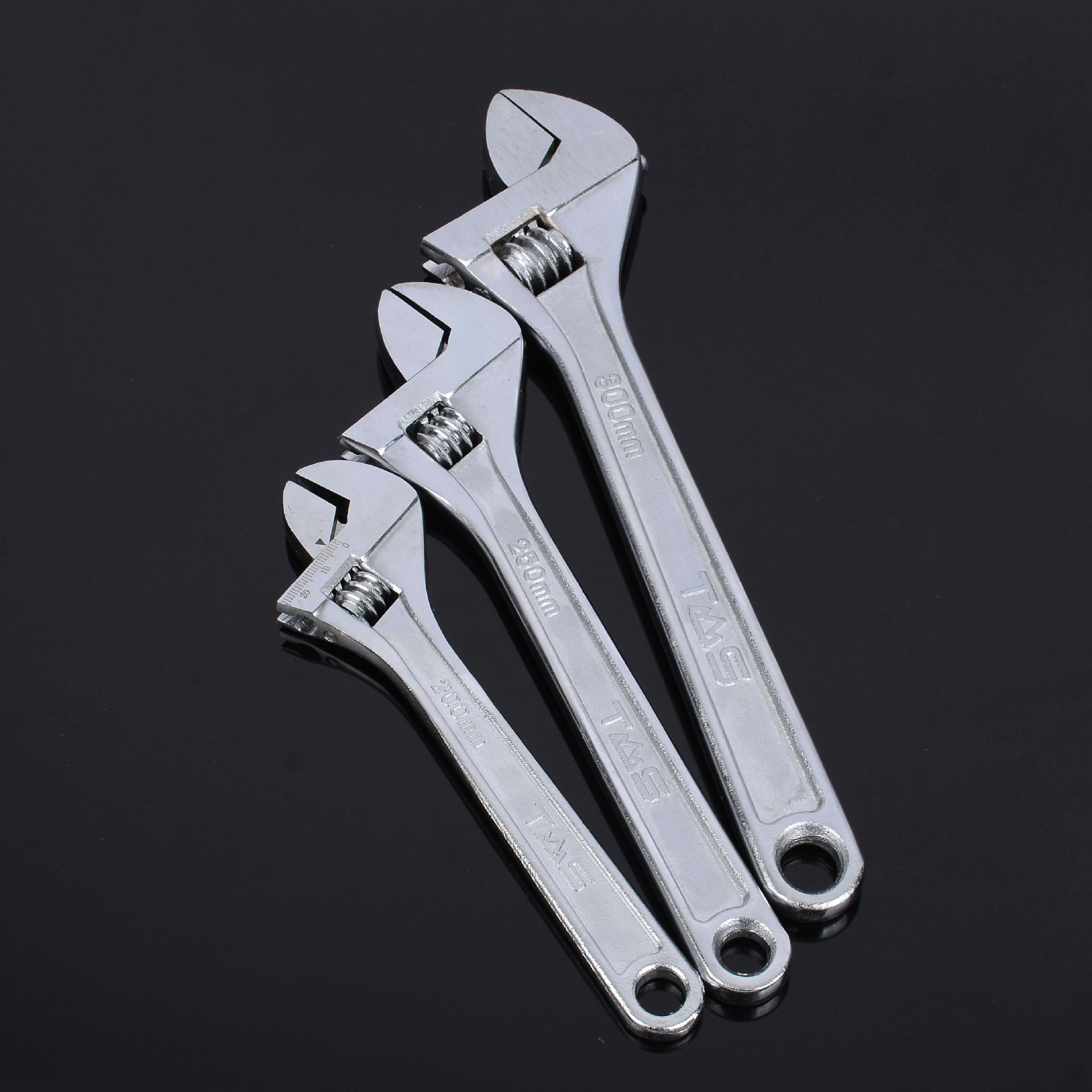 Donggong llave abierta espejo de doble cabeza llave sólida abierta cromo vanadio fabricante de acero