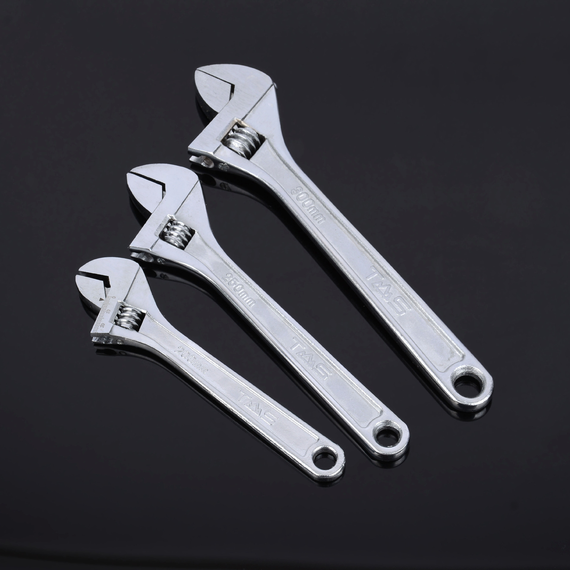 Donggong llave abierta espejo de doble cabeza llave sólida abierta cromo vanadio fabricante de acero