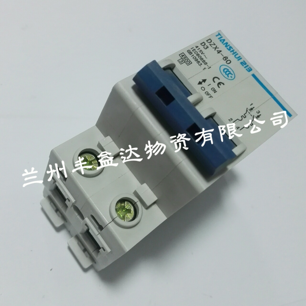 天水二一三电器小型断路器 DZX4-60 1A/2P D型 空开 天水二一三