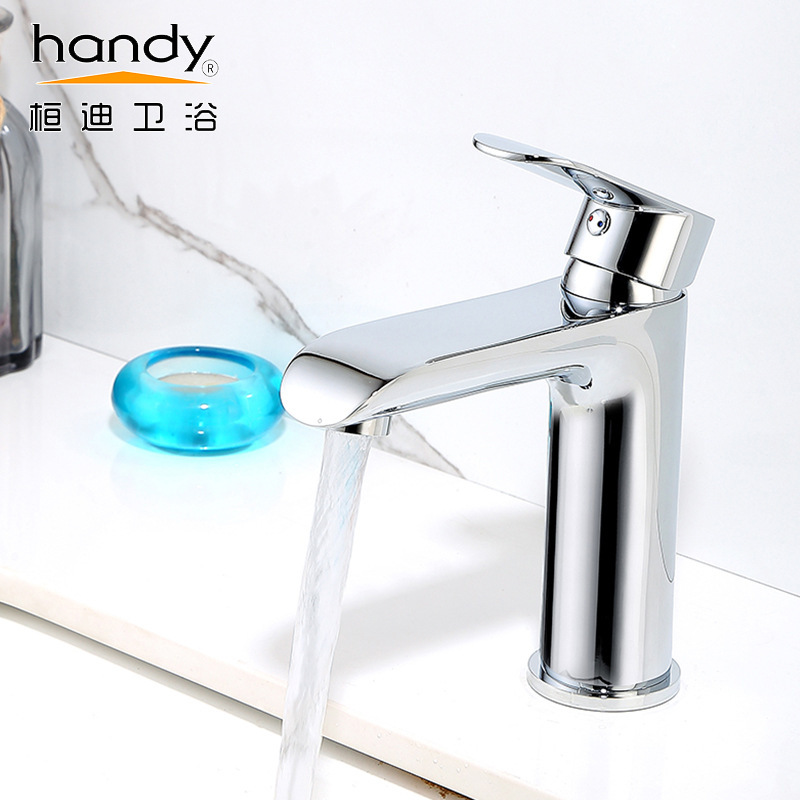 Manufacturer Wholesale High-Quality Basin Faucet Cross-Border Water-Saving Anti-Splash All-Copper Washbasin Hot and Cold Mixing Faucet Manufacturer Wholesale High-Quality Basin Faucet Cross-Border Water-Saving Anti-Splash All-Copper Washbasin Hot and Cold Mixing Faucet