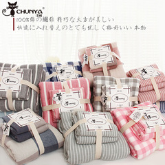 Cross-border Japanese cotton towel gauze bath towel three-piece towel gift box gift couple daily necessities home life