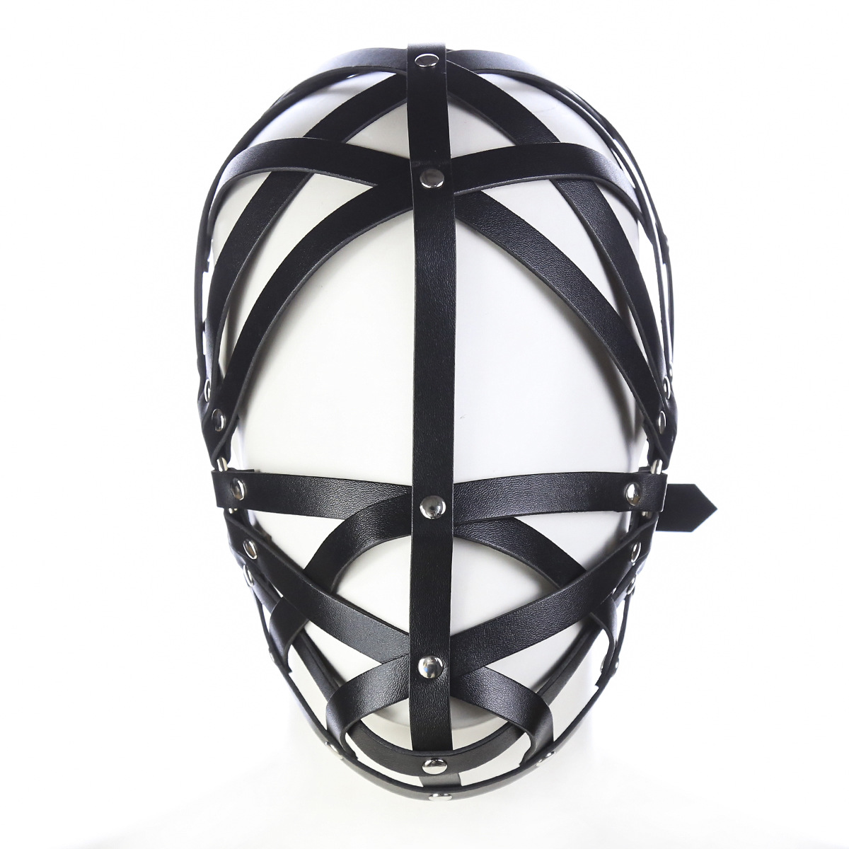 Máscara Erótica Estilo Esgrima de Cuero PU para Cosplay y Juegos de Pareja image 6