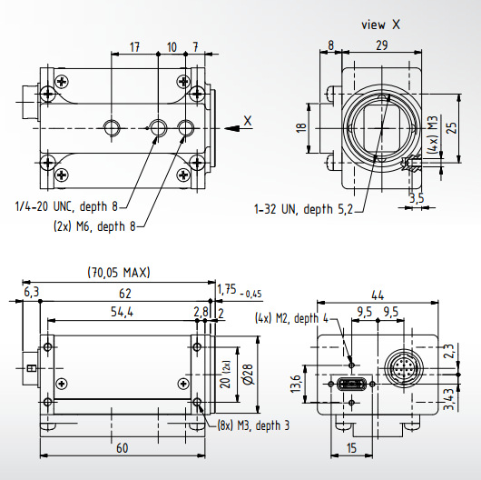 彩色工业摄像机　IMAGING映美精　DFK 38UX253