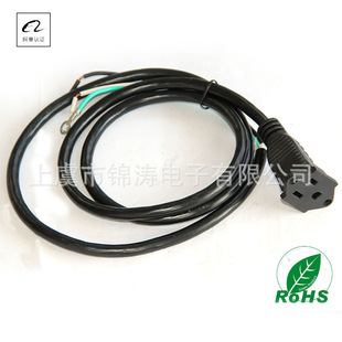 UL American Outdoor Extension Power Cord American Standard 5-15R Hangable Tailstock American Gauge Three-core Power Cord