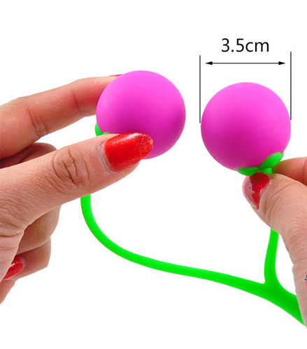 Cherry Vaginal Contraction Exercise Dumbbell Cherry Vaginal Health Ball Waterproof Silicone Female Pro BB Training Ball