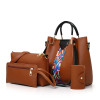 Fashionable set, purse, one-shoulder bag, 2023 collection, European style, 4 piece set, wholesale