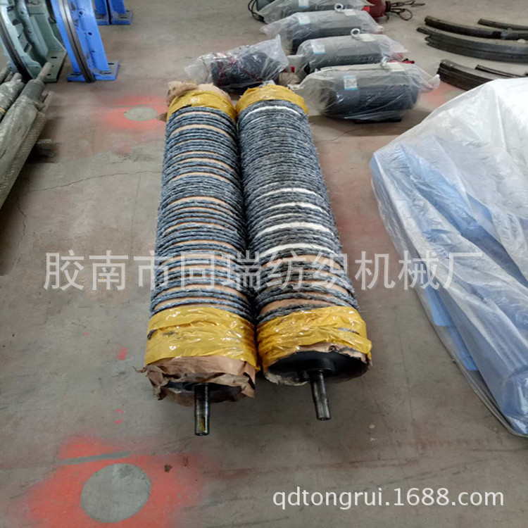 厂家供应梳棉机配件 青岛梳棉机 刺毛辊 进棉辊 梳理机刺辊