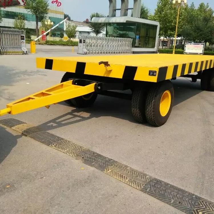 农用挂车厂家    8吨平板拖车  工厂非标制定厂区运输拖车