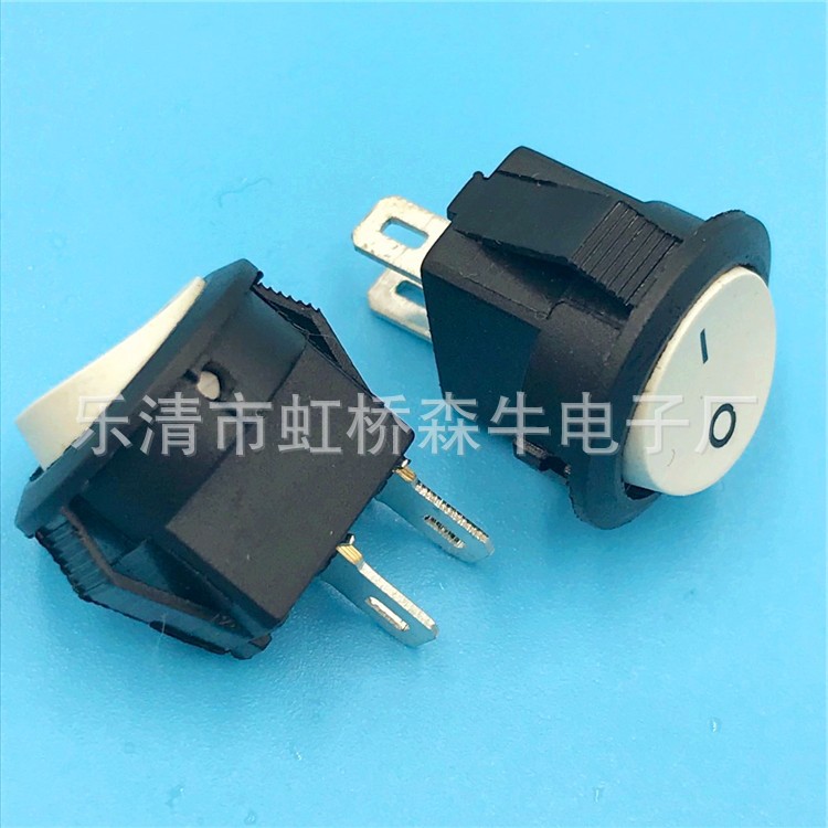 供应小圆型开关开孔尺寸14.5船型开关16.5开关2档船型开关