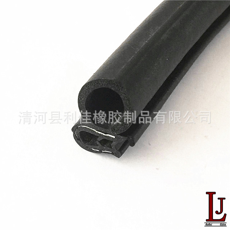 供應汽車門框密封條 三復合密封條 鋼帶復合密封條