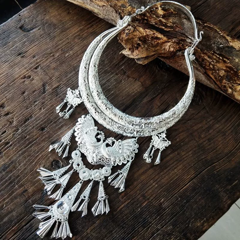 Универсальный этнический choker из провинции Юньнань, модные аксессуары, этнический стиль, павлин