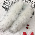 真貉子毛大领毛条帽条貉子毛领派克服羽绒服毛领通用亚马逊速卖通