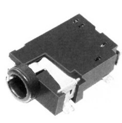 2.5/3.5耳机插座 音频插座   2.5贴片式耳机插座 PJ20250双声道