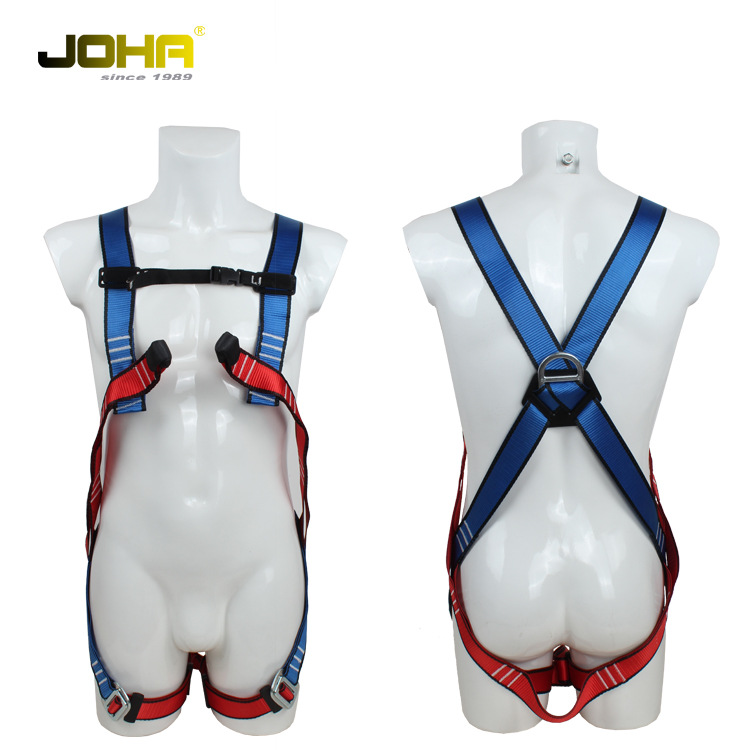 JOHA巨环五点式儿童安全带拓展攀岩 全身式 高空作业安全带 欧式