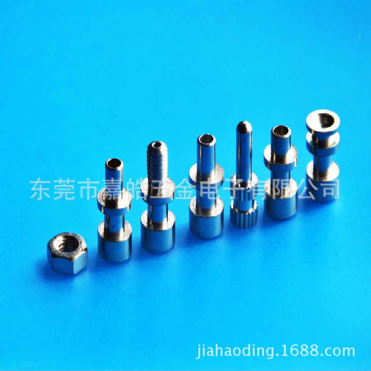 东莞嘉皓批发注塑型gu10铜针 5.0铆钉插针 GU24灯脚