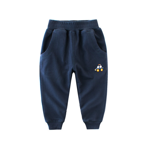 Korean children's clothing autumn new products 2024 children's pants baby pants boys sweatpants one piece consignment