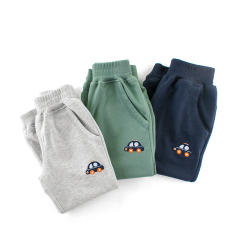 Korean children's clothing autumn new products 2024 children's pants baby pants boys sweatpants one piece consignment