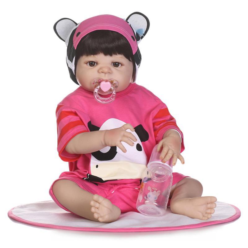 NPK pegamento completo simulación bebé muñeca lindo bebé jugar Casa de juguete regalo