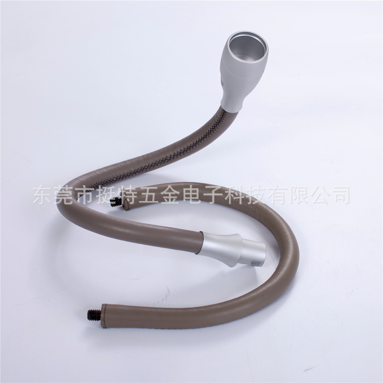 厂家直供皮革金属定型软管车间不锈钢包胶台灯软管可弯曲铜软管