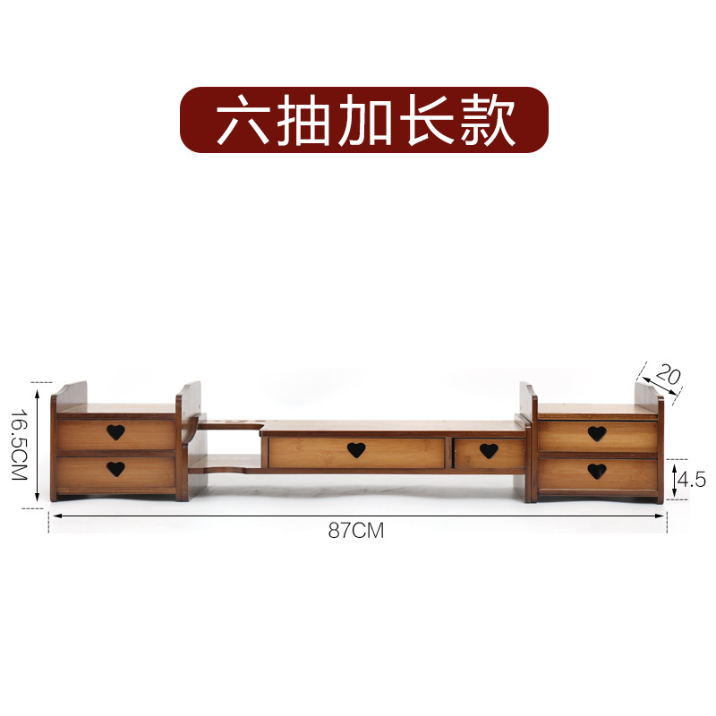 Venta Directa de fábrica monitor de la computadora elevada rack amor cajón ordenador soporte pantalla elevada teclado estante