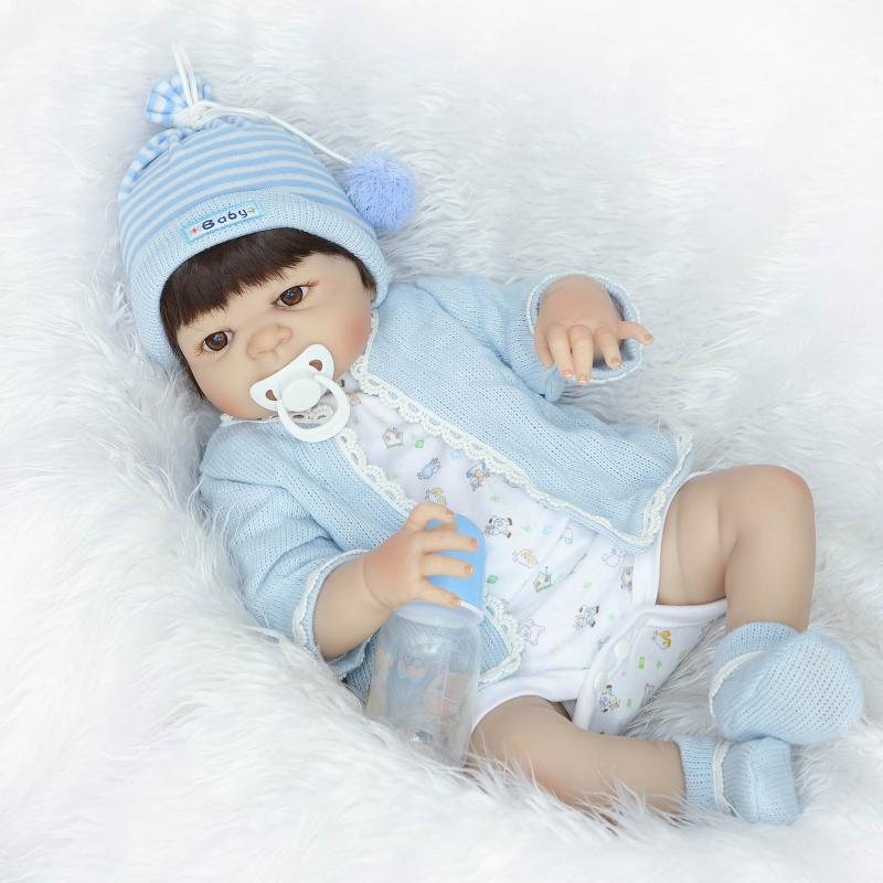NPK Nueva simulación muñeca pegamento completo baño de agua juguete