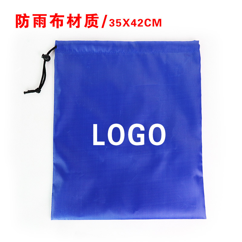 Bolsa de almacenamiento de marca Mahjong 210D bolsa de cordón de tela de poliéster en stock 35x42cm bolsa de almacenamiento de bolsa de zapatos grande