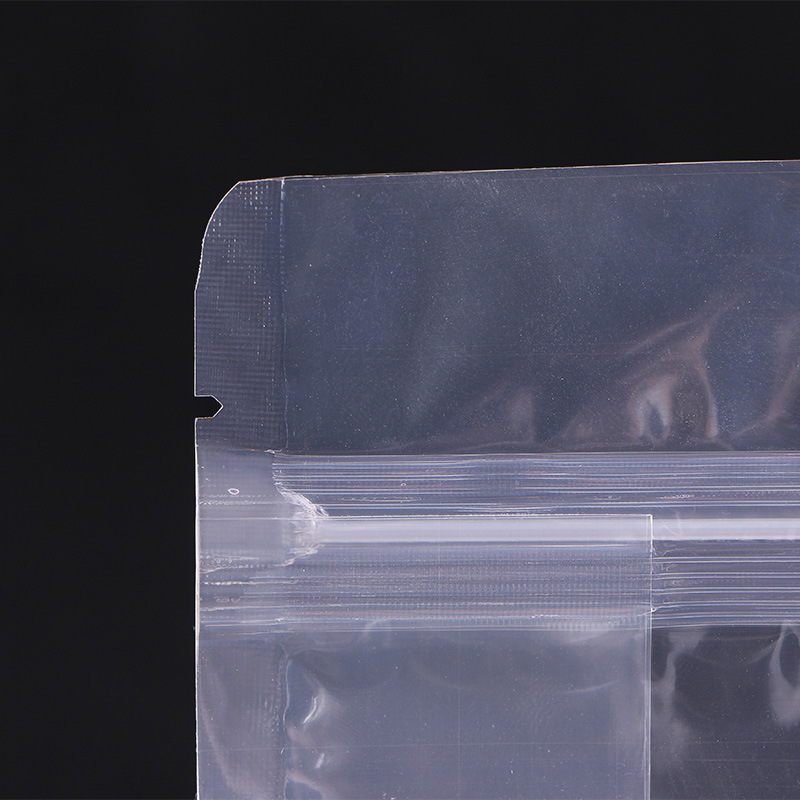 Transparent octagonal seal bag, dry fruit red dates with walnuts plastic seal bag, food packaging self-sealing bag wholesale