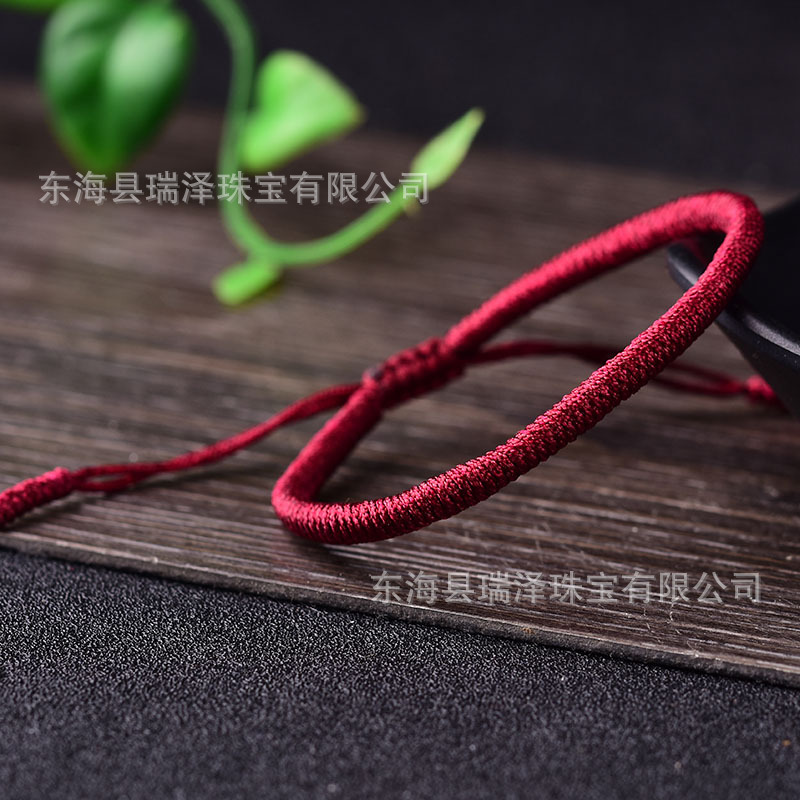 버건디 기본 손 둘레 17cm (라이브)