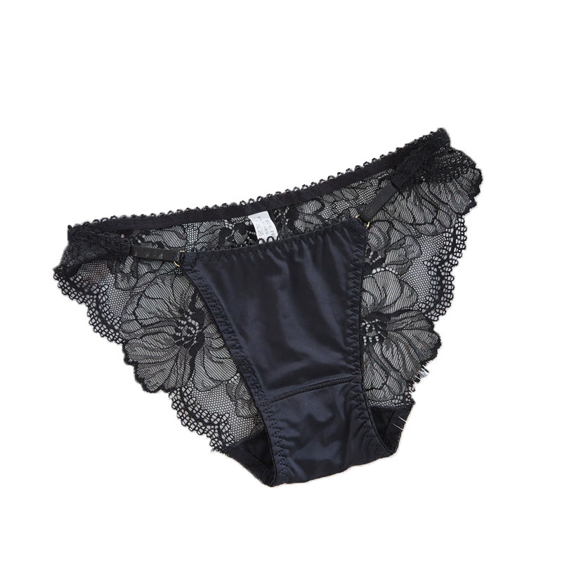 С Silk sexy breathable pants, плюс размер