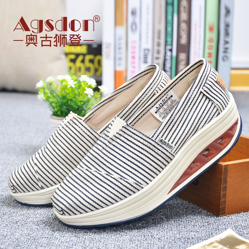 Shoes for leisure for elementary school students, cloth slip-ons, baby rocker, autumn, Korean style