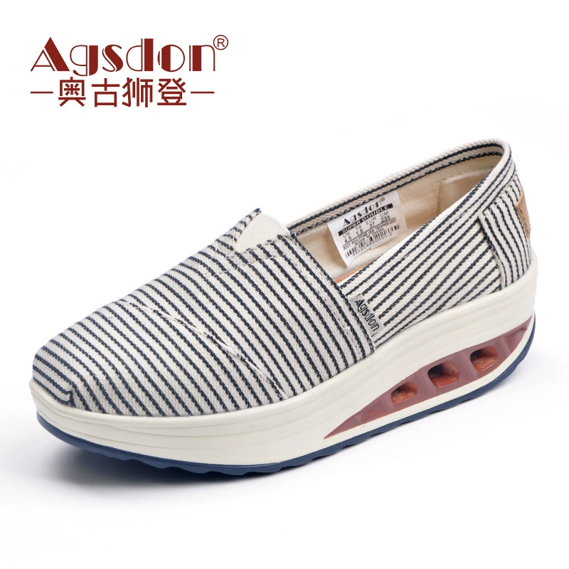 Shoes for leisure for elementary school students, cloth slip-ons, baby rocker, autumn, Korean style