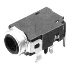 供应耳机插座直插式音频插座3.5直插式耳机插座PJ30720音箱音响