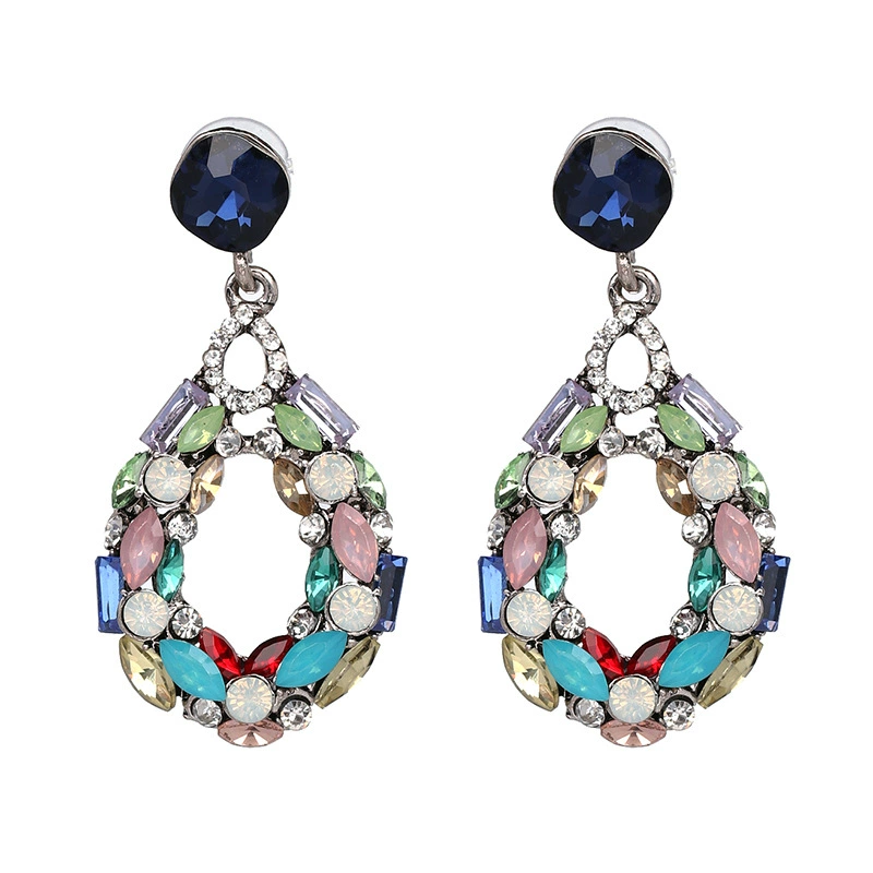 Trend fashionable metal pendant, earrings, accessory, European style, wholesale