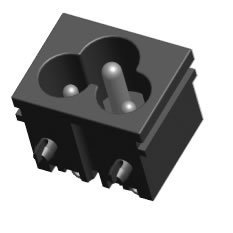 供应电源插座 品字插座带开关  AC插座 电源插座系列 AC-0011B