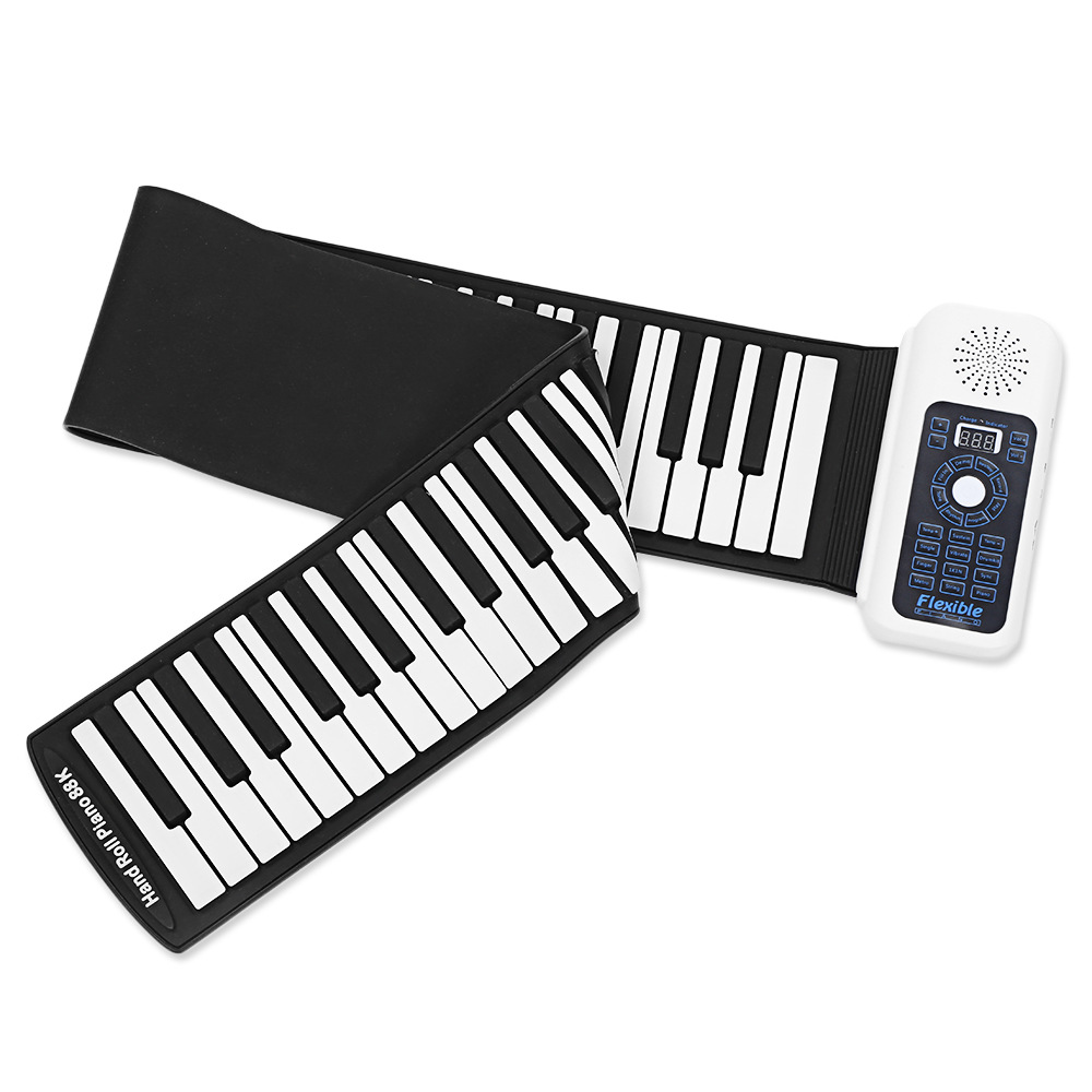 Rollo de mano Piano Electrónico 88 tecla teclado engrosado principiante rollo de mano Piano Electrónico rollo de mano piano productos transfronterizos