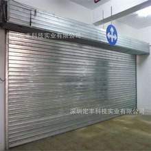【深圳厂家】镀锌彩带铁钢制质电动卷帘门自动卷闸门遥控门包安装