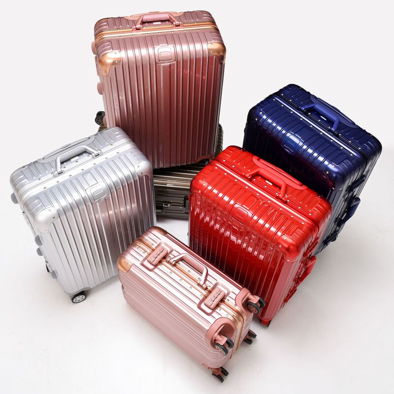 [Drop Shipping] Pure Luxury Anti-Scratch Aluminum Frame Trolley Suitcase Suitcase 20/22/24/26/ 29inch