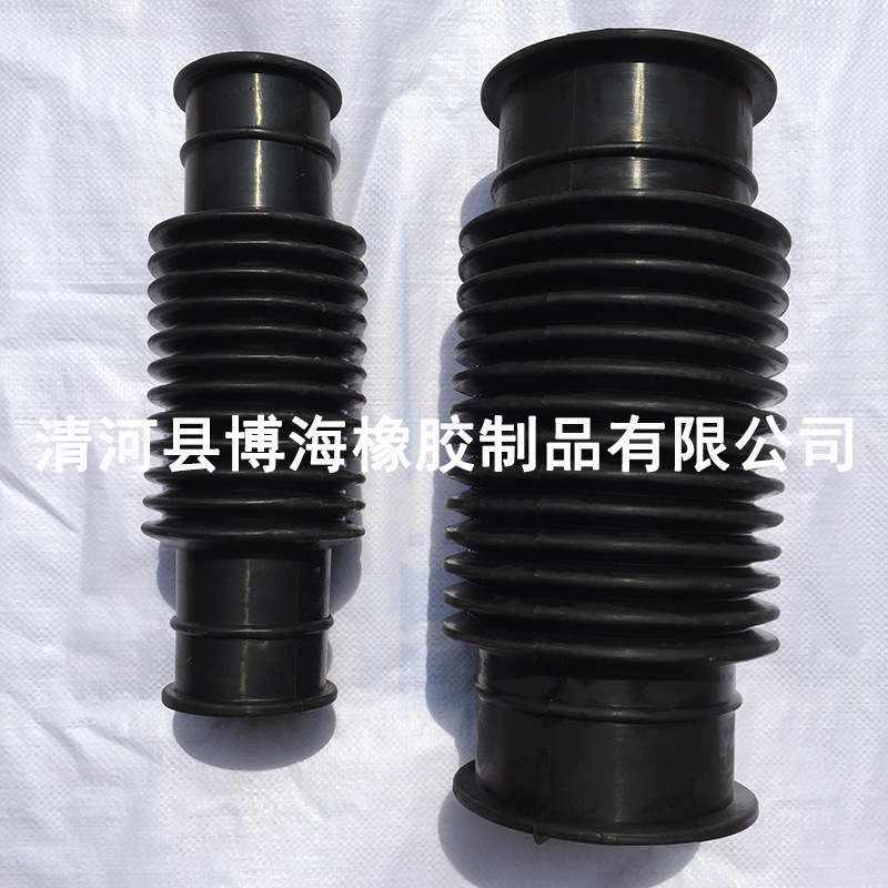 内径110长340硅胶弹簧波纹管下水连接管排水管