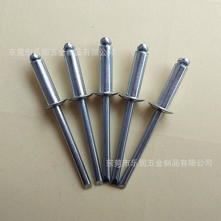 厂家直供优质碳钢抽芯拉钉圆头全铁拉铆钉铁抽芯铆钉5*18