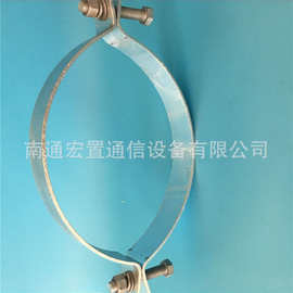 湘西OPGW光缆杆用抱箍紧固件 半圆抱箍 挂点金具图片