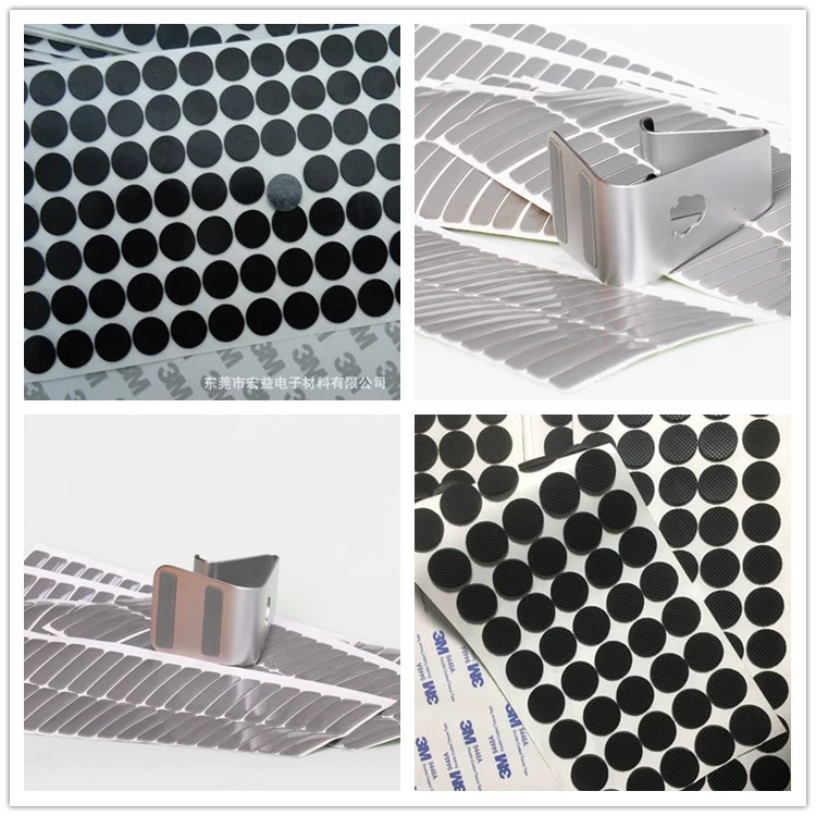 Силиконовая подушка для ног резиновая прокладка самоклеящаяся Нескользящая Противоударная резиновая накладка цветная сетка узор пенопласт черный круглый квадрат