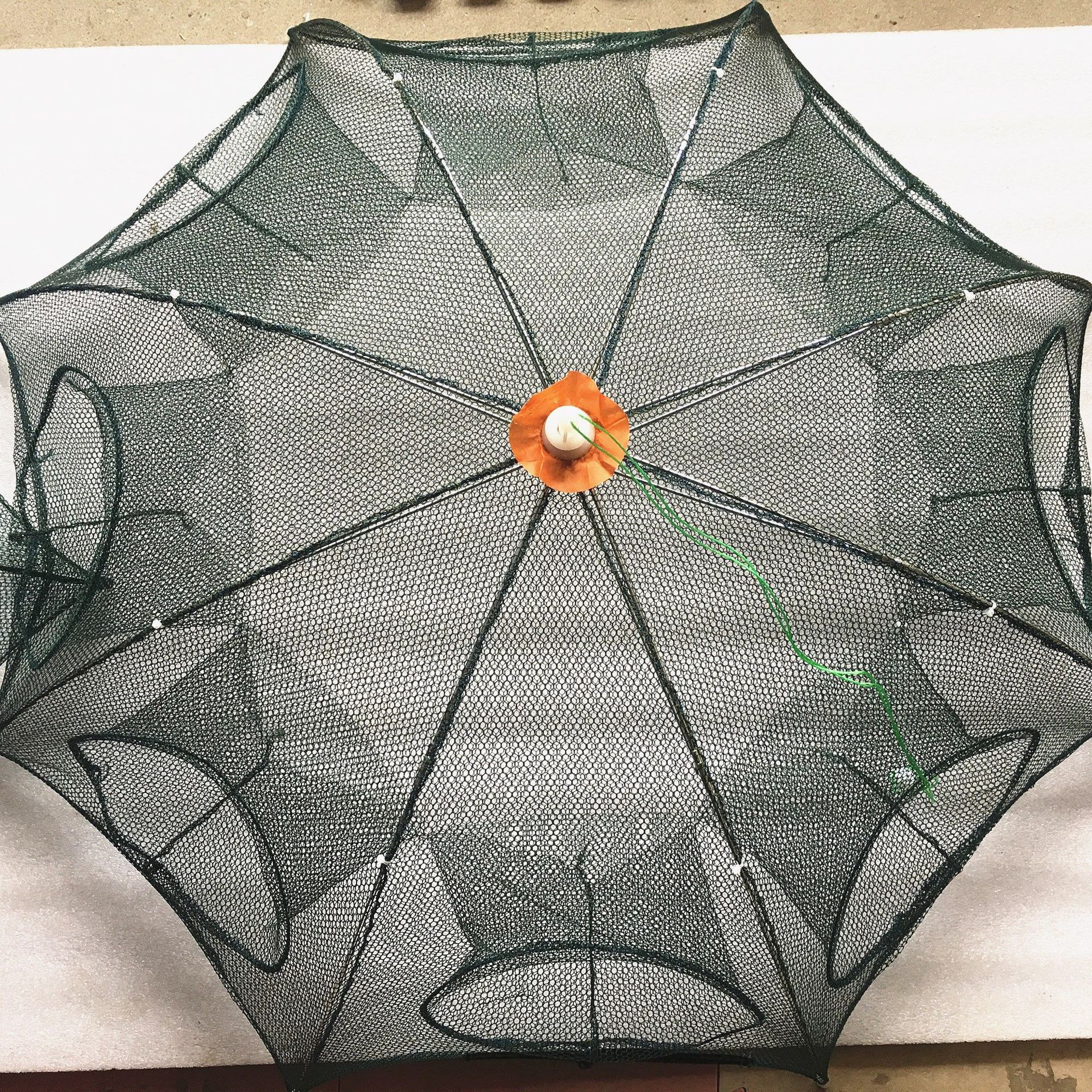 折叠手抛网 鱼笼捕鱼网 伞式渔网便携式虾笼厂家大量批发