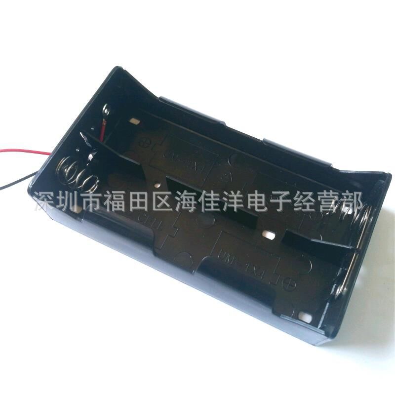 厂家直销 1号4节电池盒双条形 6V 一号四节 大号四节 DX4size D*4