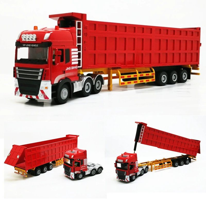 精邦 Truck, transport, car model, toy, scale 1:50