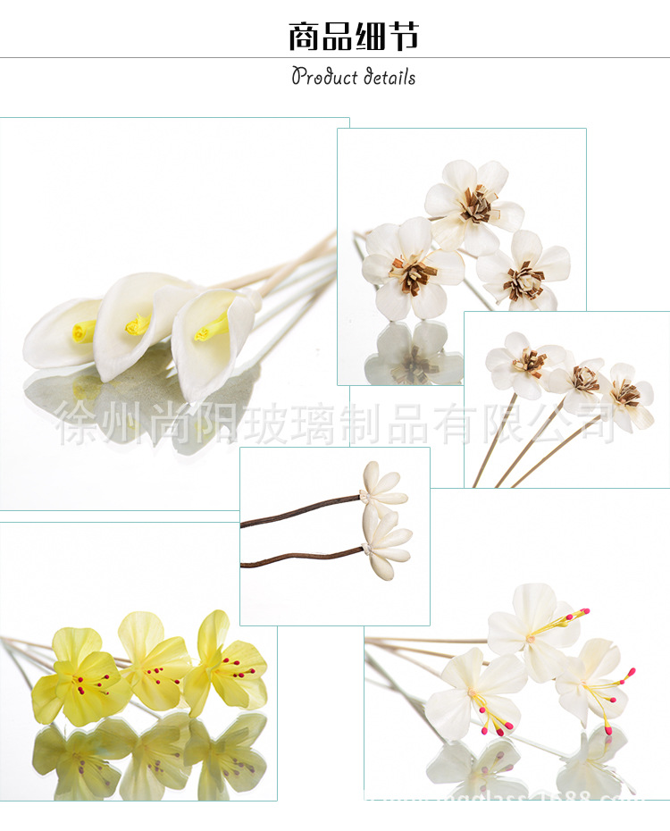 Botella de aromaterapia sin fuego de vidrio cuadrado 100mL botella vacía decoración del hogar coche fragancia perfume expansión sub-botella de aceite esencial