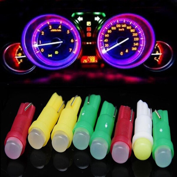 Car Instrument Light Burling T5 car LED makeup light T5 1smd 3D…
