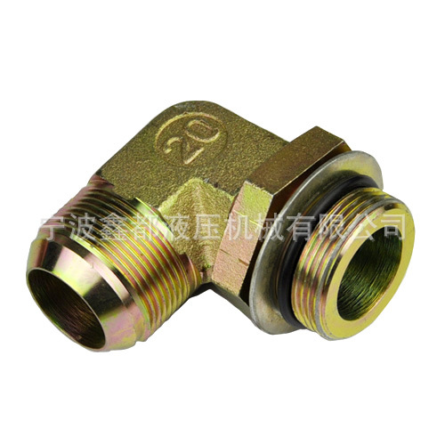 标准90° 弯美制JIC74°外锥/公制可调向ISO6149-3角弯 1JH9-OG