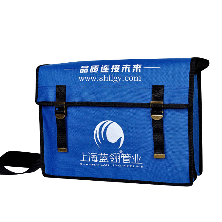 单肩斜挎包多口袋多插袋牛津防水耐磨五金水电工工具包单肩斜挎包