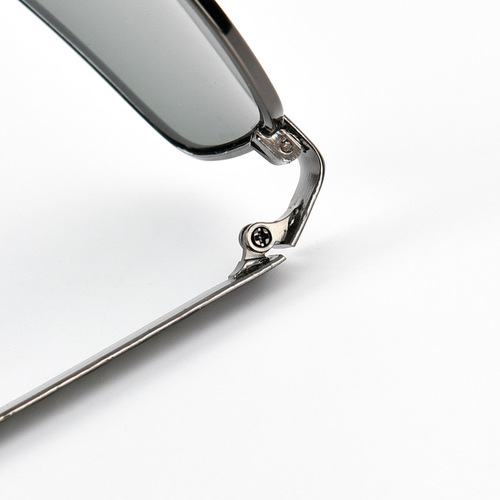 Tempered glass lens sunglasses, HD, not afraid of scratching, plain sunglasses, driver's driving glasses 9838